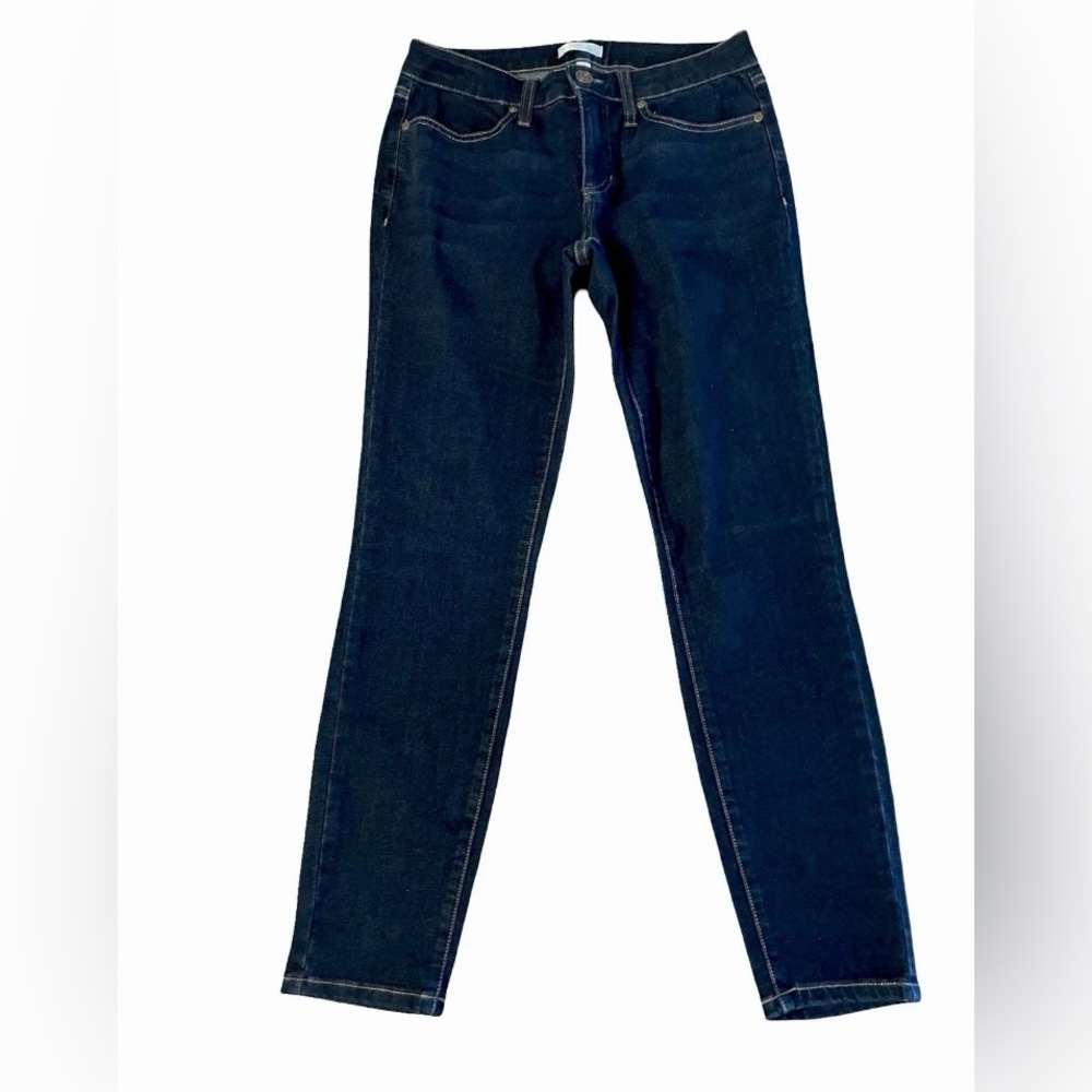 Lauren Conrad Womens Dark Blue Jeans Skinny Leg Stretch Waist 29” Size 8
